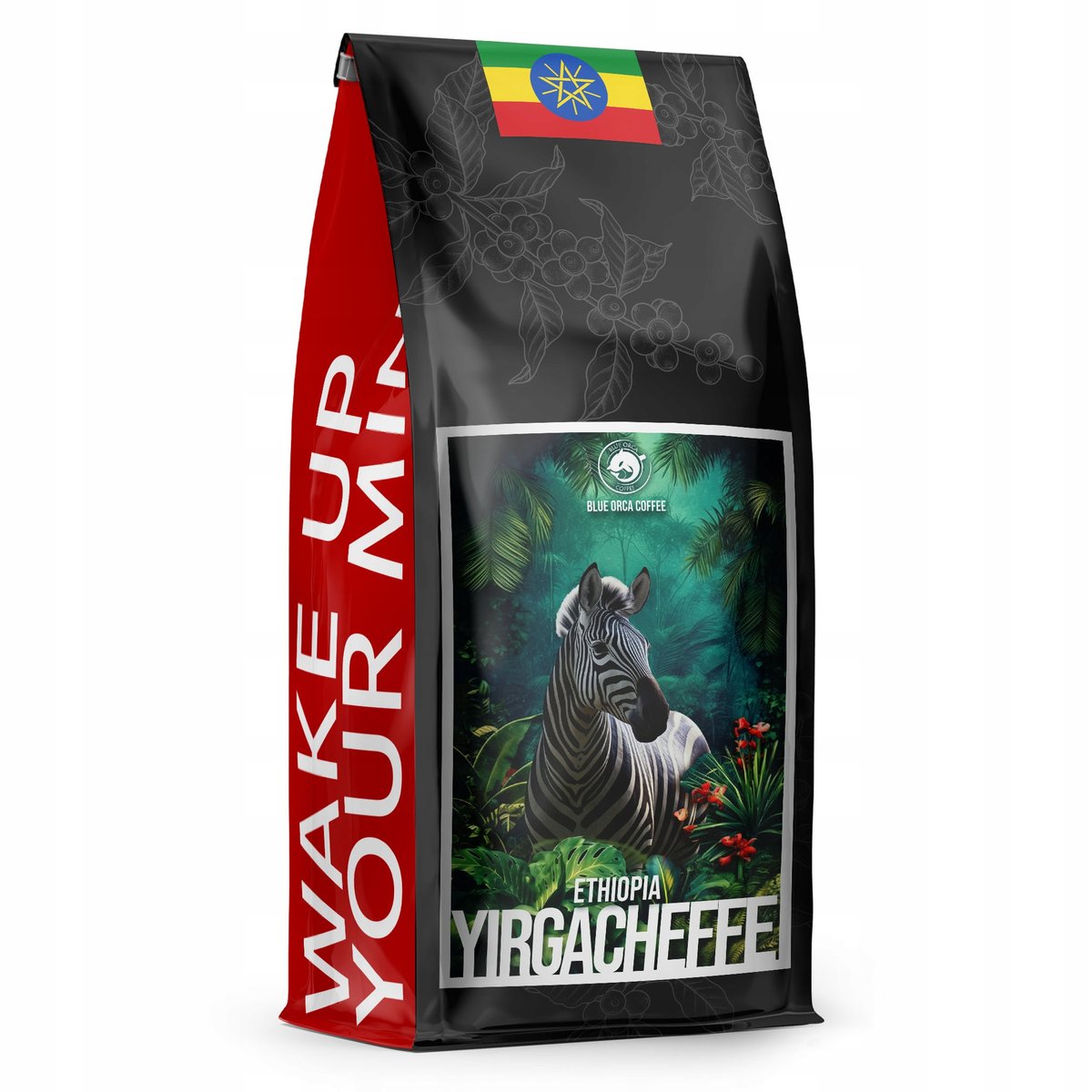 Kawa Ziarnista Ethiopia Yirgacheffe Świeżo Palona- 100% Arabica - Blue Orca