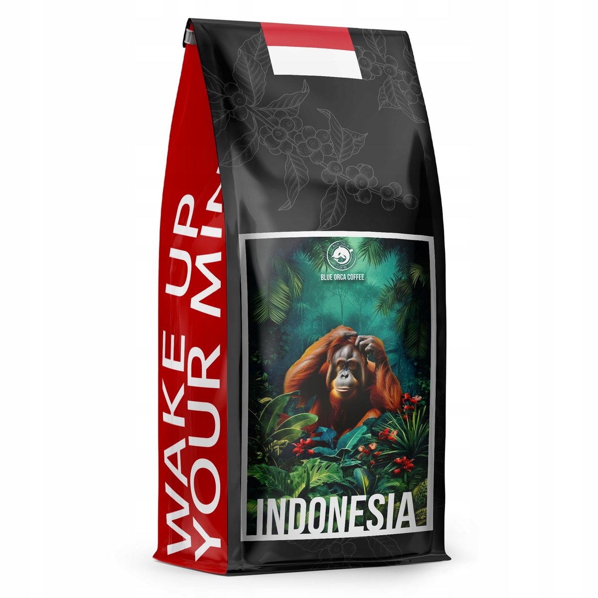 Kawa Ziarnista Indonezja 500g Świeżo Palona 100% Arabica - Blue Orca Coffee