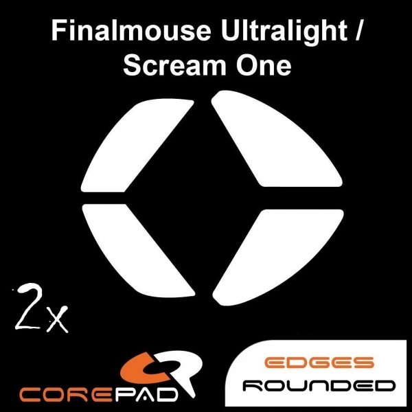 2 x CorePad Ślizgacze FinalMouse Ultralight/Scream One