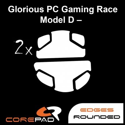 2 x CorePad Ślizgacze Glorious Race Model D-