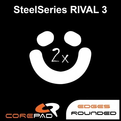 2 x CorePad Ślizgacze SteelSeries Rival 3