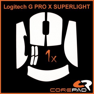 Grip Corepad Logitech G PRO X SUPERLIGHT White