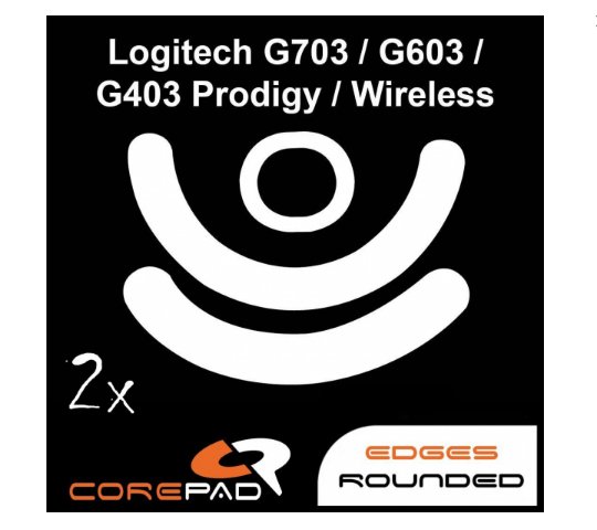 2 x CorePad Ślizgacze Logitech G403 G603 G703