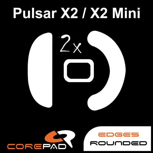 2 x CorePad Ślizgacze Pulsar X2 / X2 Mini Wireless