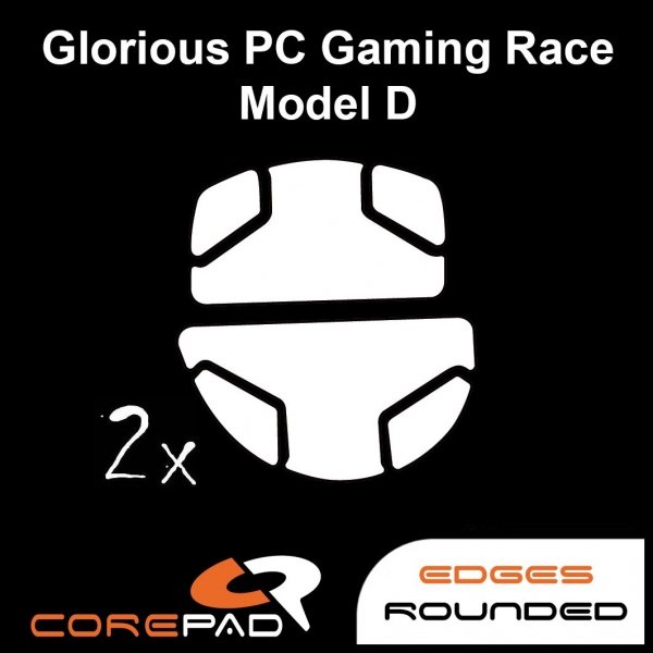 2 x CorePad Ślizgacze Glorious Gaming Race Model D