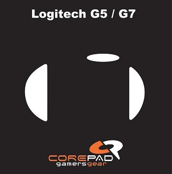2 x CorePad Ślizgacze Logitech G5 G7