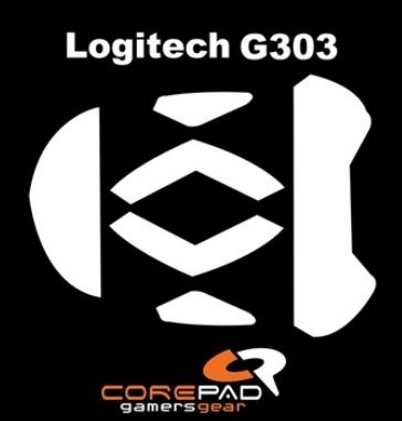 2 x CorePad Ślizgacze Logitech G303 Daedalus Apex