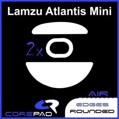 2 x CorePad Ślizgacze Lamzu Atlantis Mini Wireless AIR