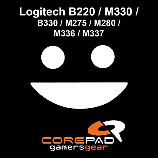 2 x CorePad Ślizgacze Logitech B220 M330 275 280