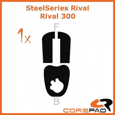 Grip Corepad Naklejki SteelSeries Rival 300