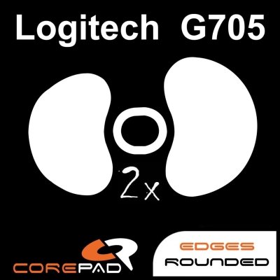 2 x CorePad Ślizgacze Myszy Logitech G705