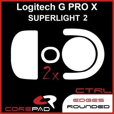 2 x CorePad Ślizgacze Logitech G PRO X SUPERLIGHT 2 Wireless CTRL