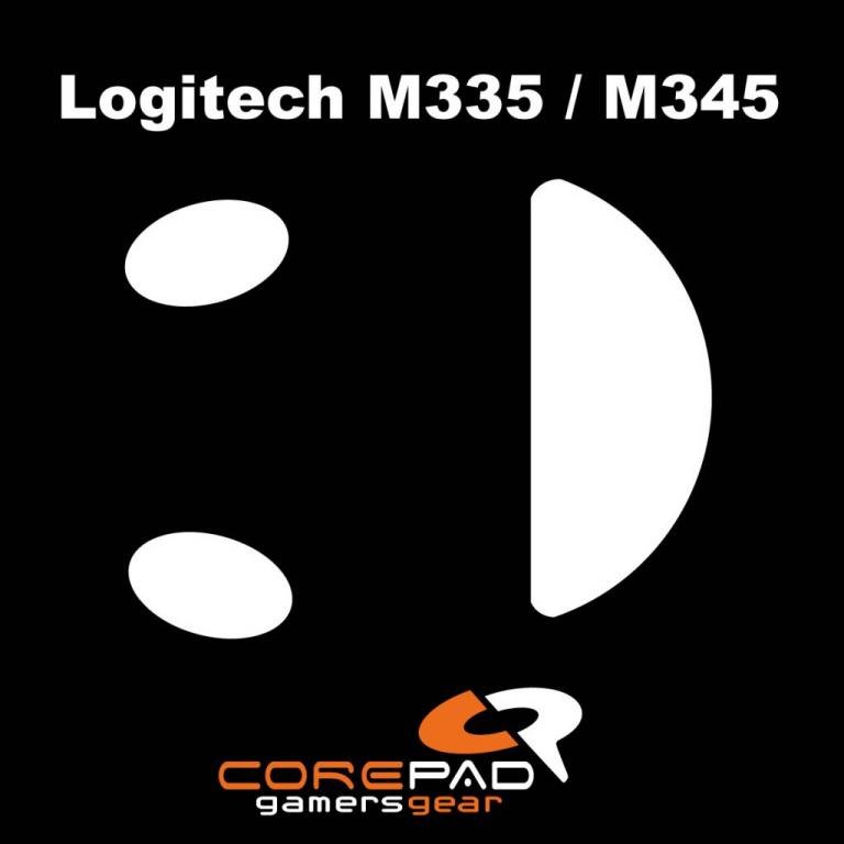 2 x CorePad Ślizgacze Myszy Logitech M335 M345