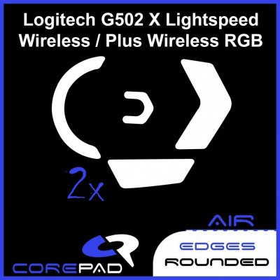 2 x CorePad Ślizgacze Logitech G502 X Wireless AIR