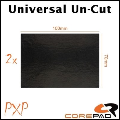 Grip Corepad PXP Uniwersalne 2x naklejki na mysz czarne