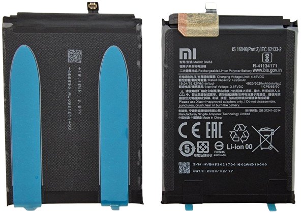 ORYGINALNA BATERIA BN53 XIAOMI Redmi Note 9 Pro| Redmi Note 10 Pro