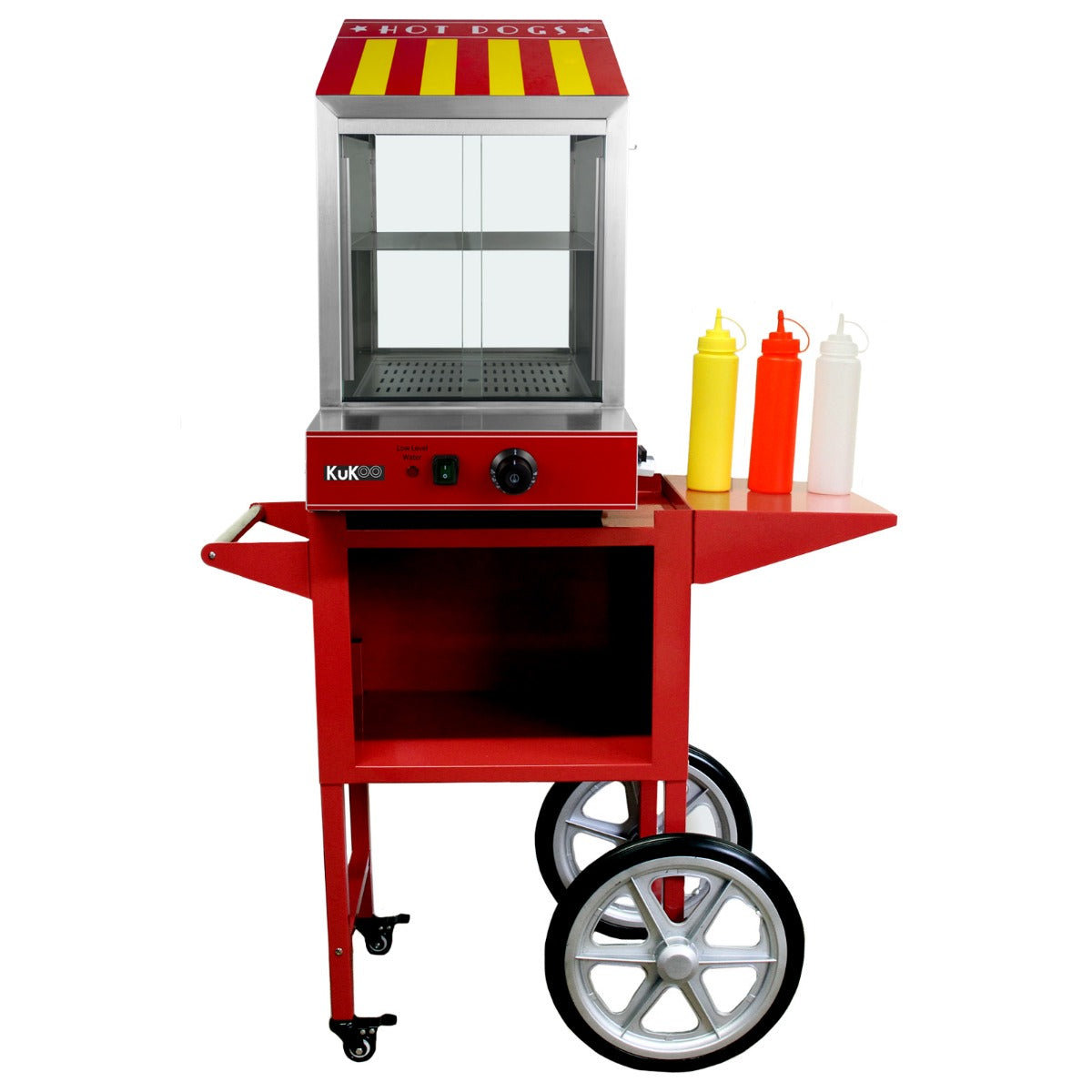 Kukoo Komercjalny Parowar na Hot Dogi i Wózek