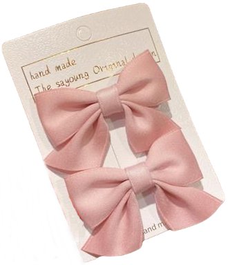 Spinki Kokardki Do Włosów Różowe Kokarda Dla Dziewczynki Zestaw 2 Sztuki