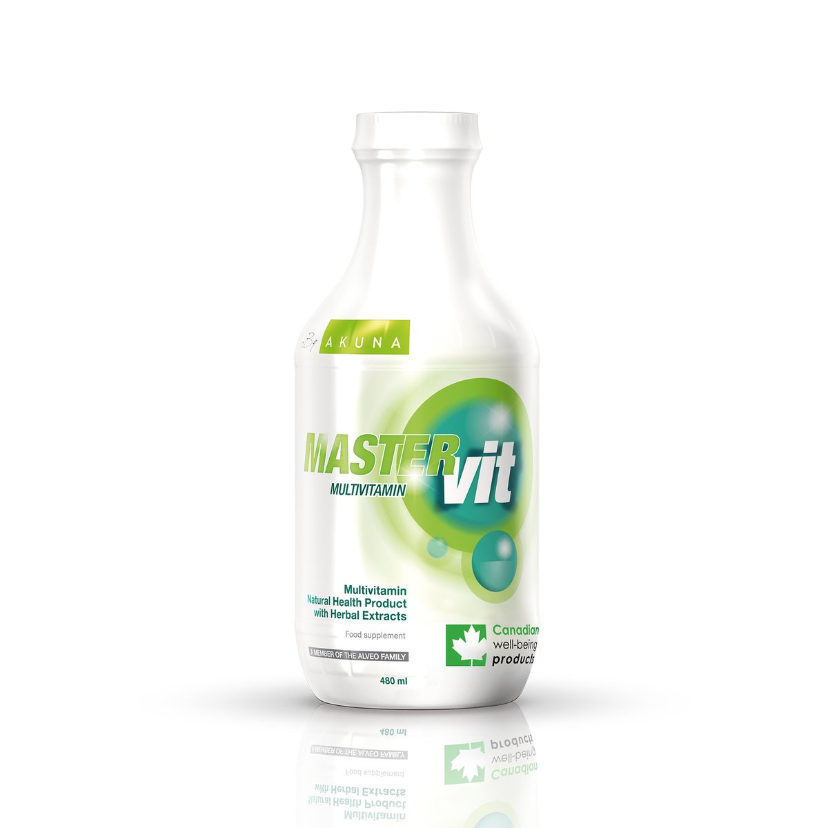 Suplement diety, Akuna, Mastervit - kompleksowy witaminowy wzmacniający organizm, 480ml