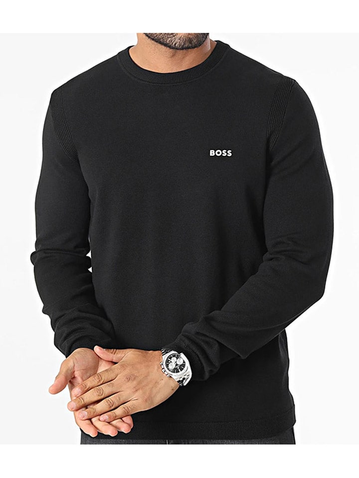 Hugo Boss Underwear Sweter w kolorze czarnym