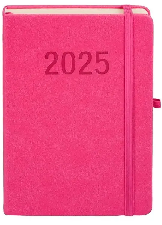 Kalendarz 2025 A5 Memofix DNS różowy - Antra