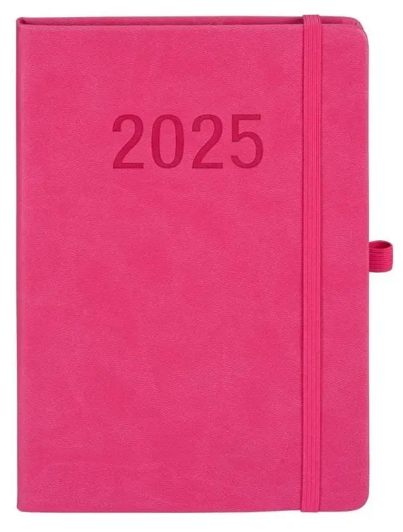 Kalendarz 2025 A5 Memofix TDW różowy - Antra
