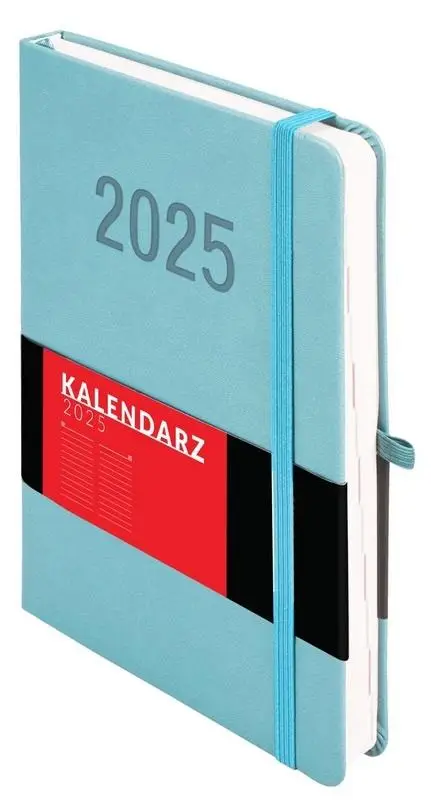 Kalendarz 2025 A5 Memofix DNS błękitny - Antra
