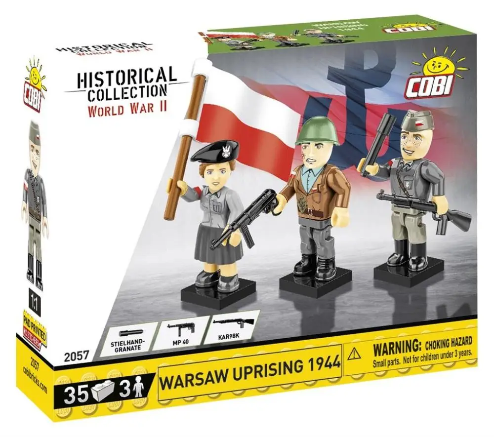 Powstanie Warszawskie 1944 - 3 Figurki - Cobi