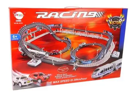 Tor wyścigowy 2w1 20km/h - Leantoys