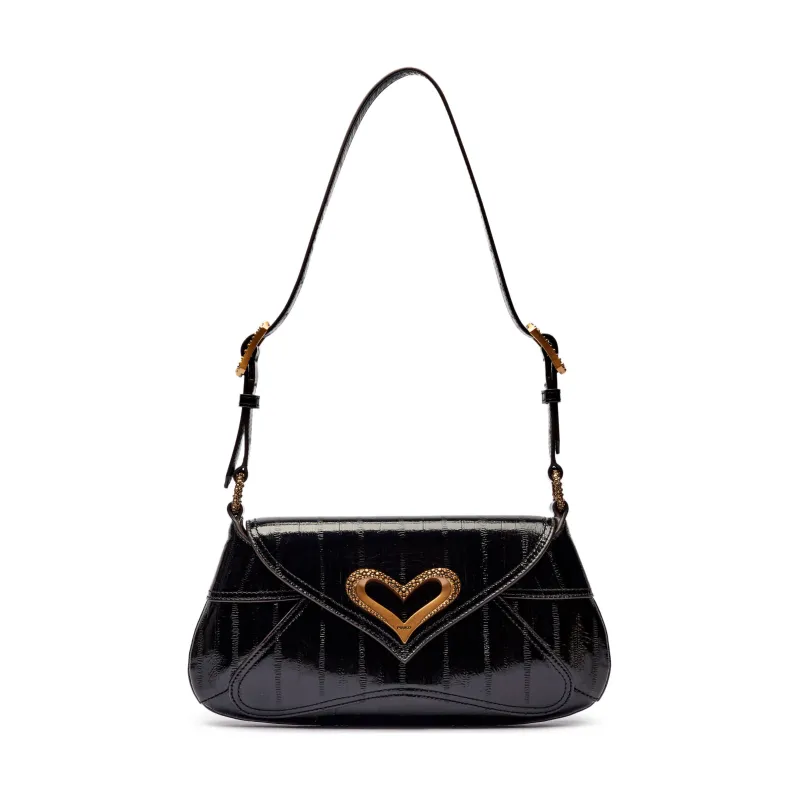 Pinko Skórzana torebka na ramię