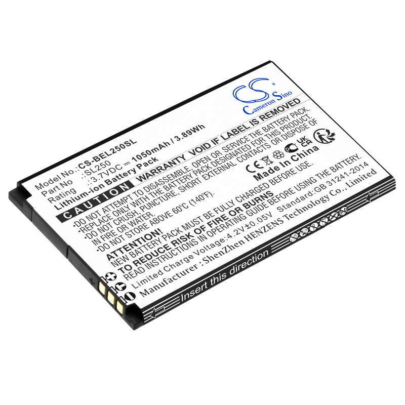 Bea-fon SL250 / SL250 1050mAh 3.89Wh Li-Ion 3.7V (Cameron Sino)