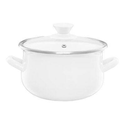 Garnek EMALIA OLKUSZ Pyza Kremowy 20 cm