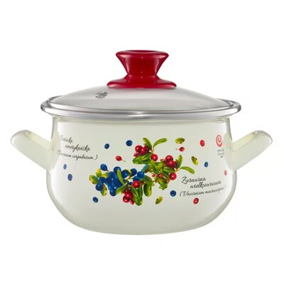 Garnek EMALIA OLKUSZ Pyza Borówka 22 cm