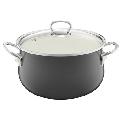 Garnek EMALIA OLKUSZ 35229 Szary 16 cm