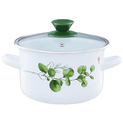Garnek EMALIA OLKUSZ Eukaliptus 20 cm