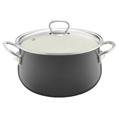 Garnek EMALIA OLKUSZ 35231 Szary 20 cm