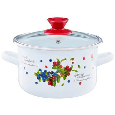 Garnek EMALIA OLKUSZ Borówka 18 cm