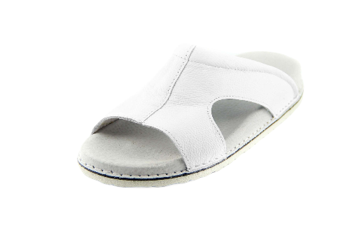 ABAT ROZM. 40 BIAŁE Klapki medyczne damsko-męskie, ortopedyczne typu motylek