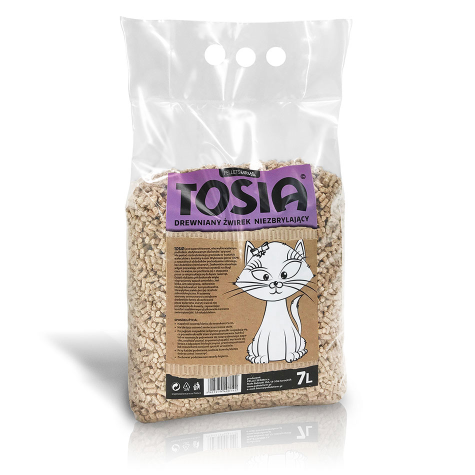 Tosia 5 L - niezbrylający żwirek dla kota