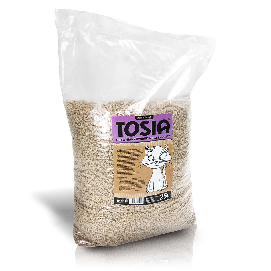 Tosia 15 KG - niezbrylający żwirek dla kota
