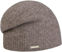 Czapka Headsock Ribbed Edge by Seeberger, szarobrązowy, One Size