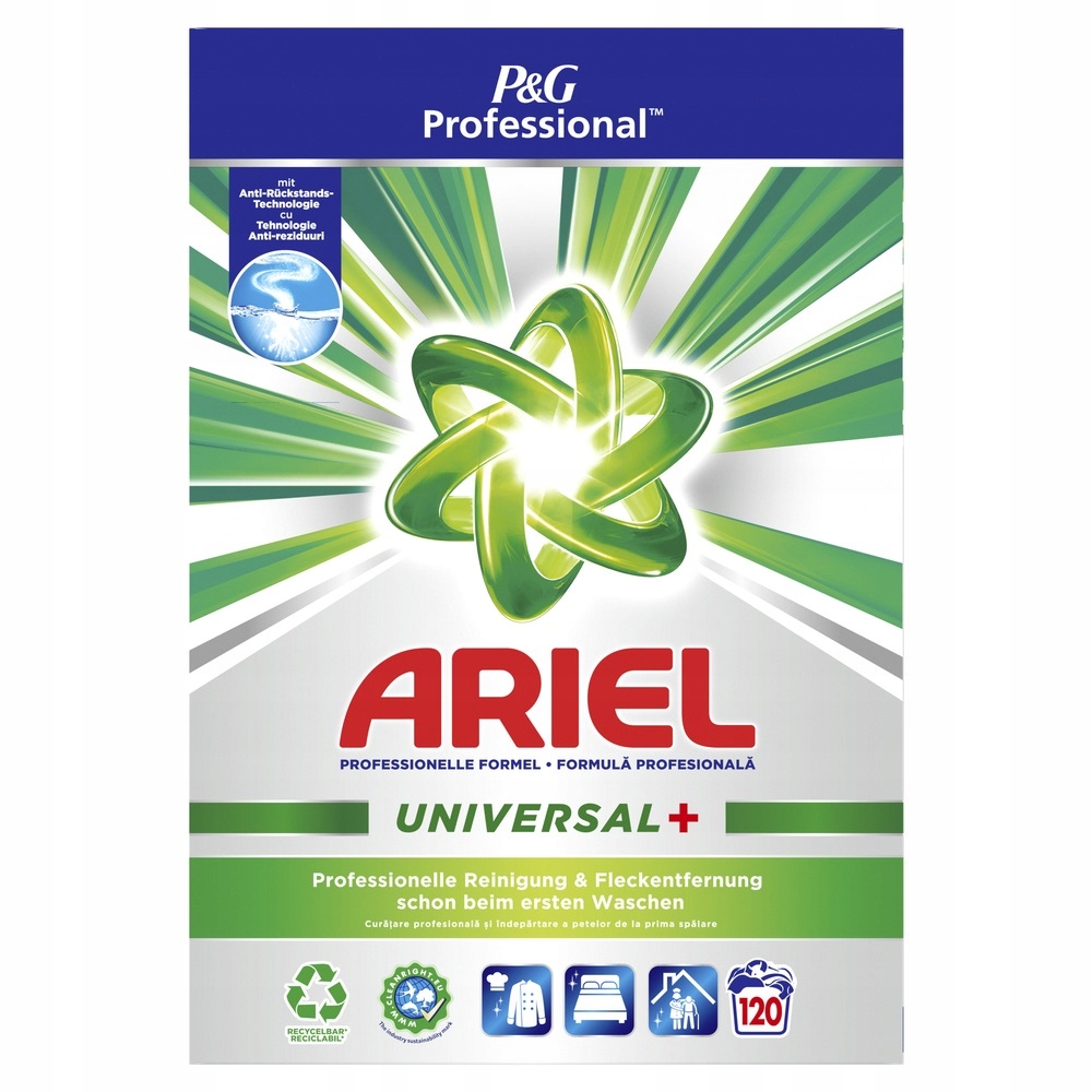 PROSZEK DO PRANIA ARIEL UNIVERSAL + 7,2 KG 6294