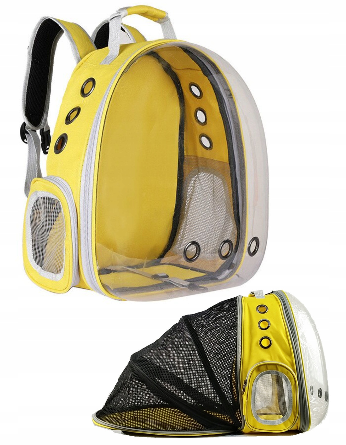 Transporter Plecak Torba Kota Psa Przezroczysty