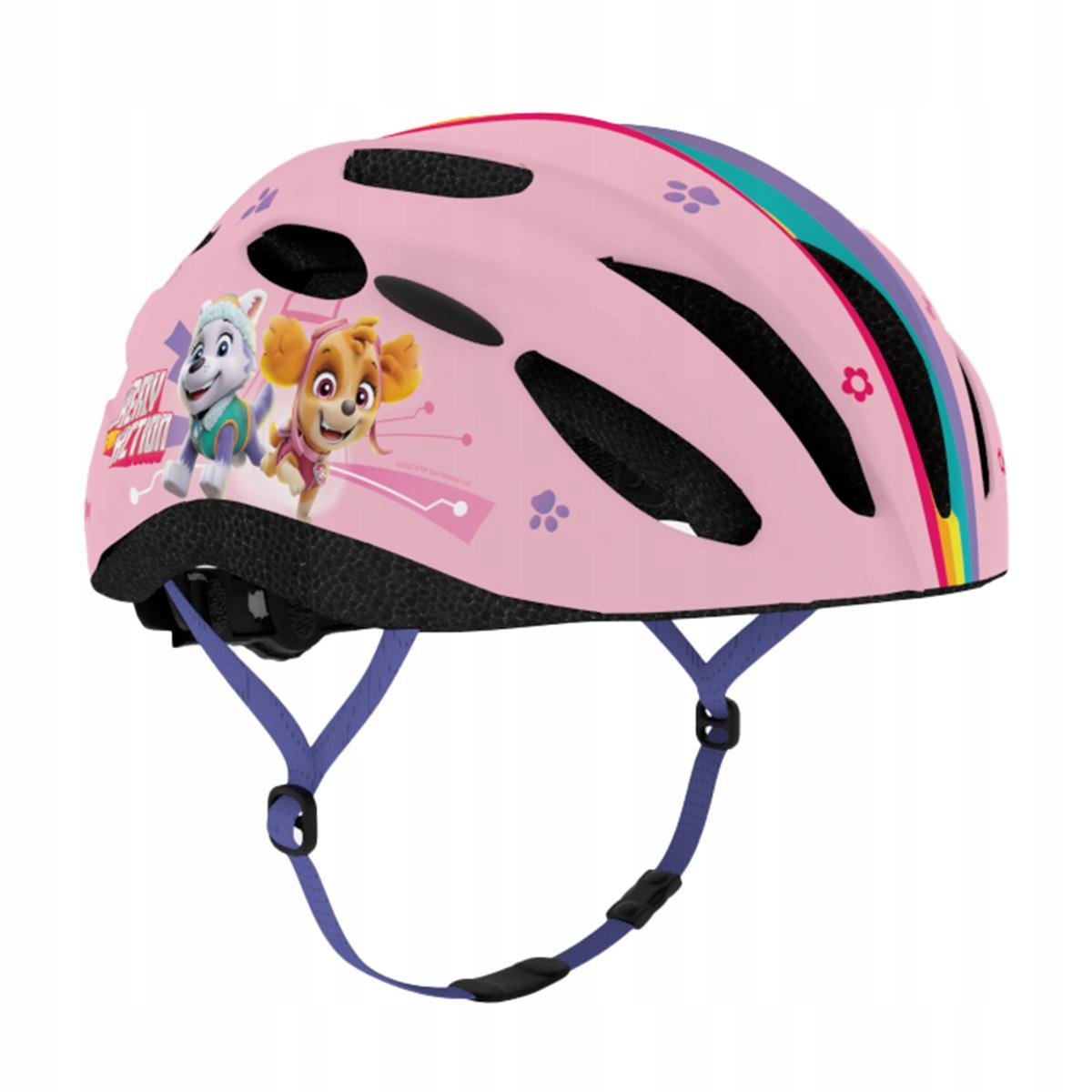 Kask rowerowy in-mold Psi Patrol dziewczęcy różowy Skye Everest Liberty