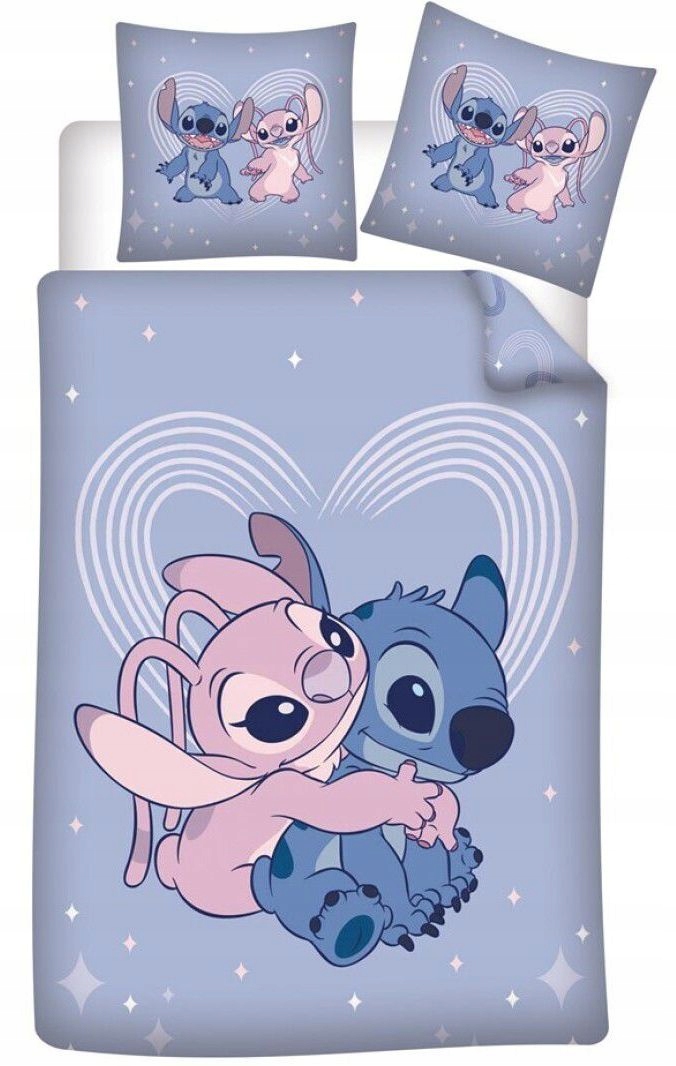Pościel Stitch I Andzia Serce Angel Pościel Lilo I Stitch 140x200
