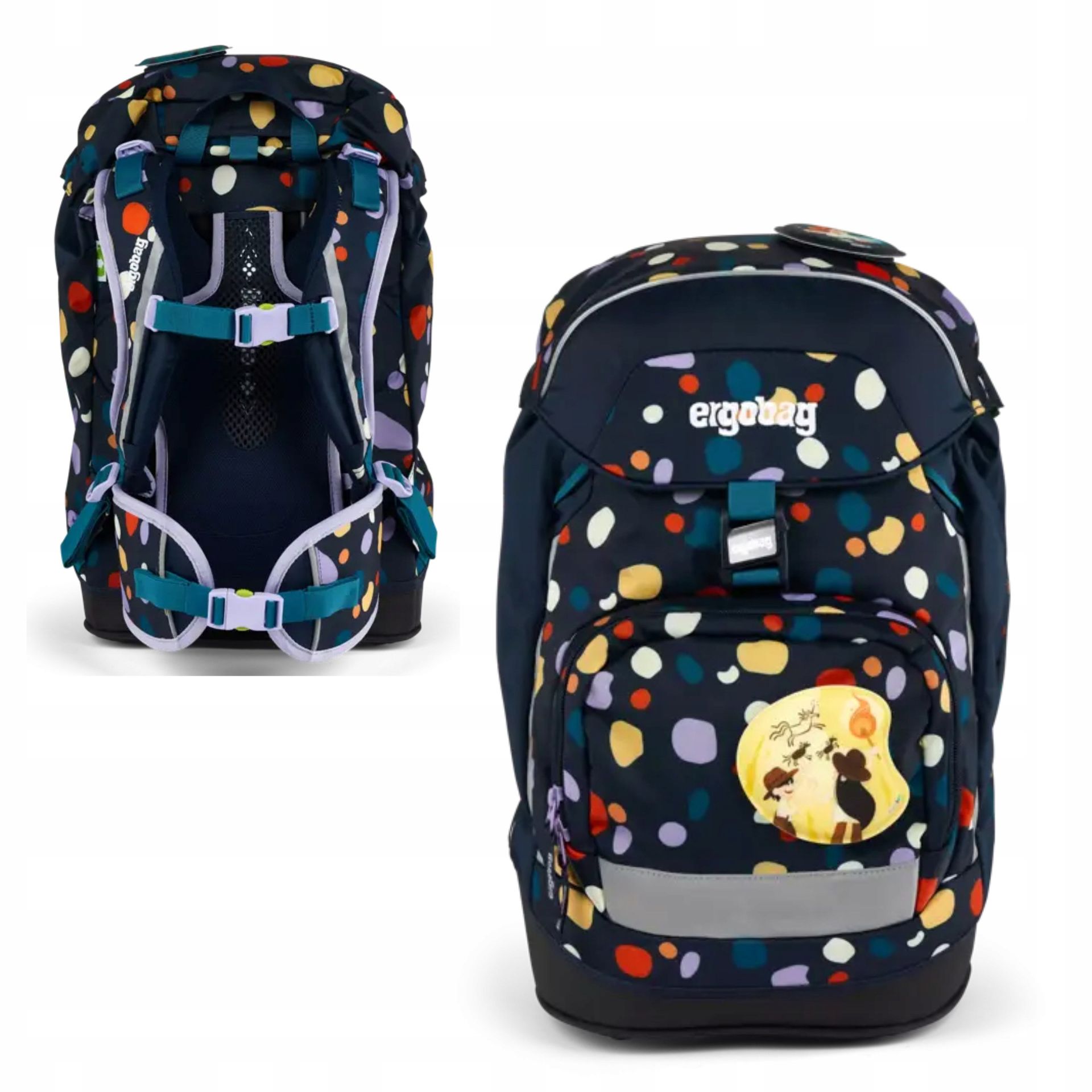 Wyprawka szkolna Plecak Szkolny tornister Mosaic Stone Bear Ergobag