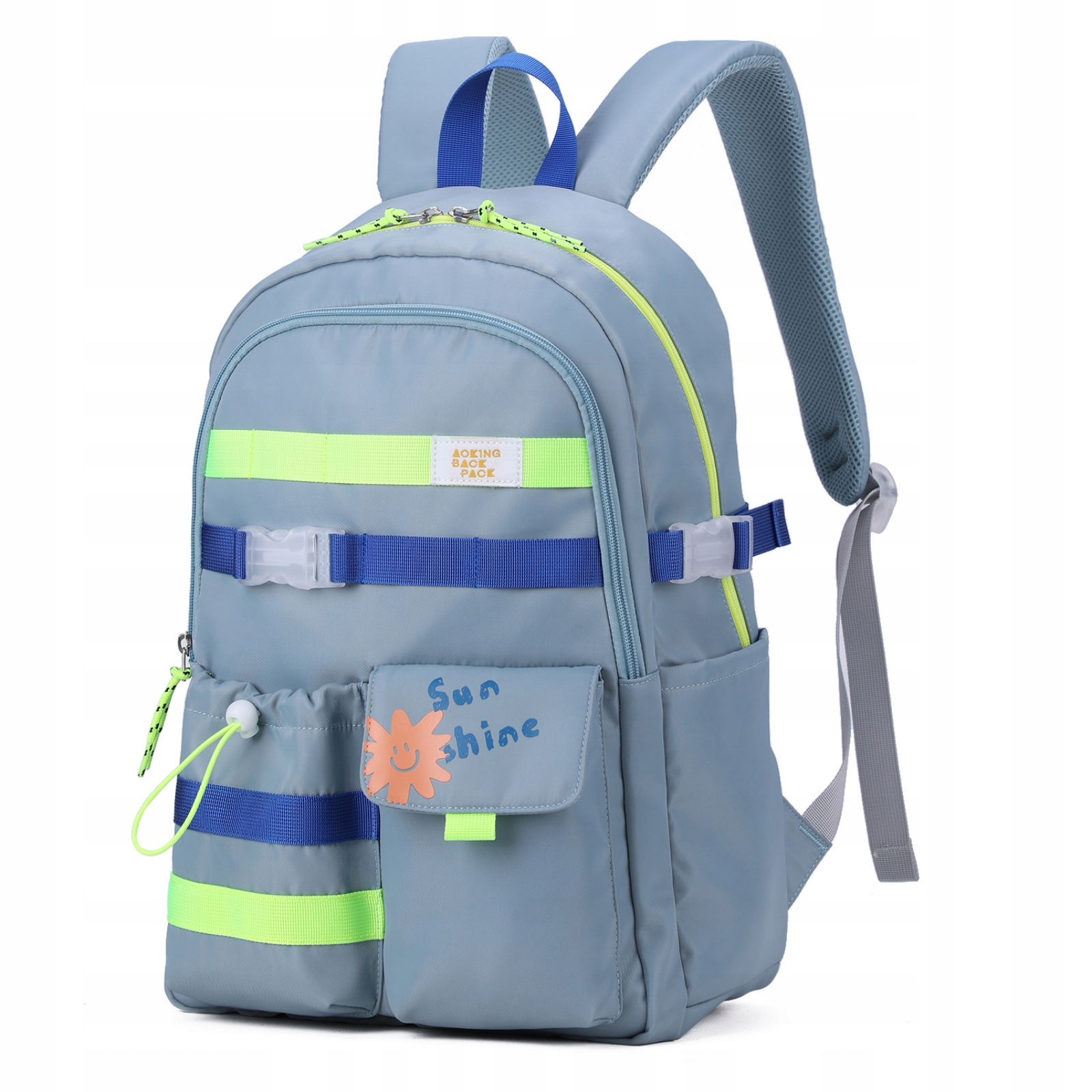 Plecak szkolny młodzieżowy 19 l zielony, wytrzymały i praktyczny