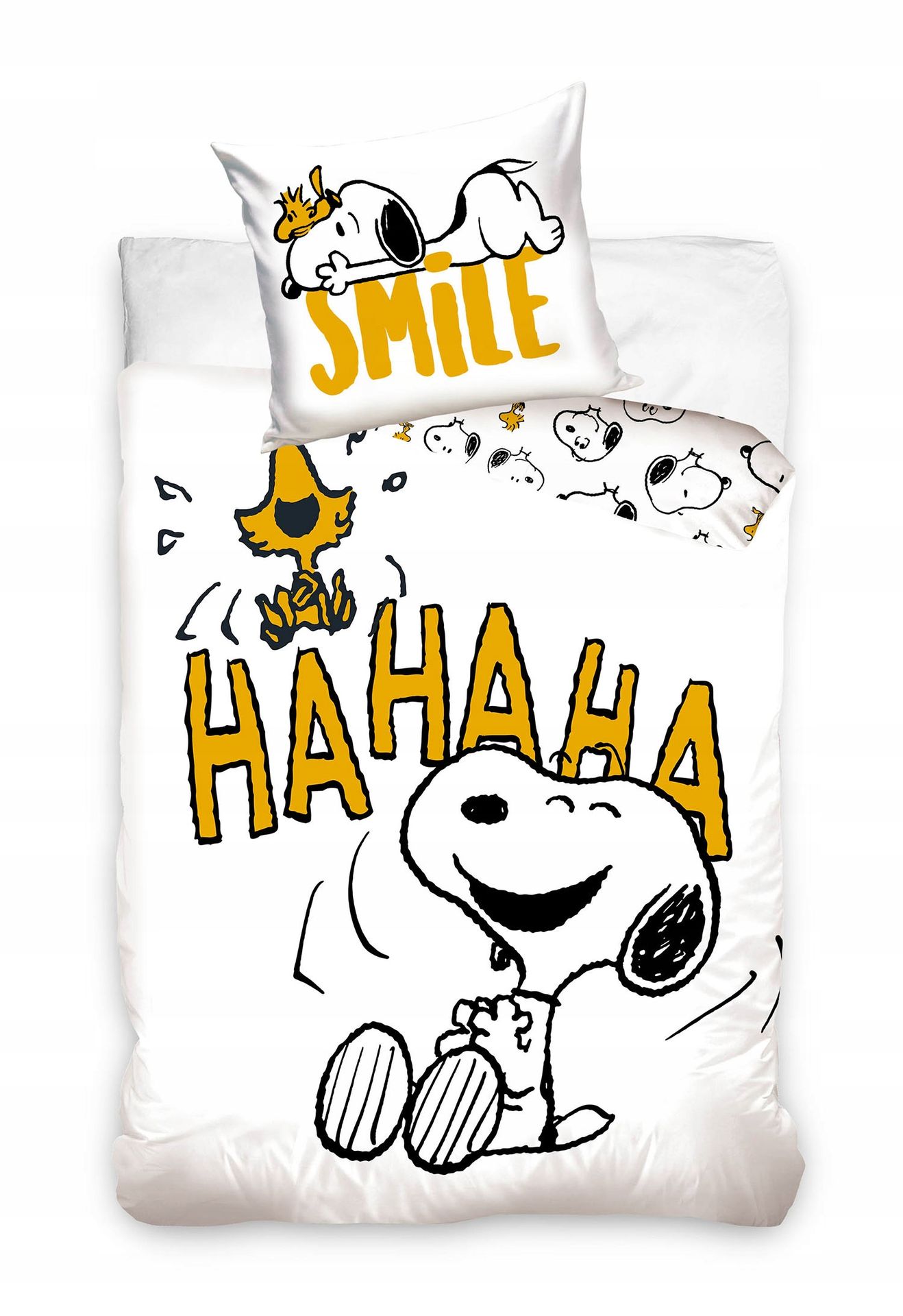 ﻿Komplet pościeli Carbotex 140 x 200 cm Snoopy