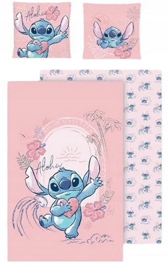 Pościel Dziecięca Lilo And Stitch Sticz 140x200 Stich Dwustronna Oryginalna