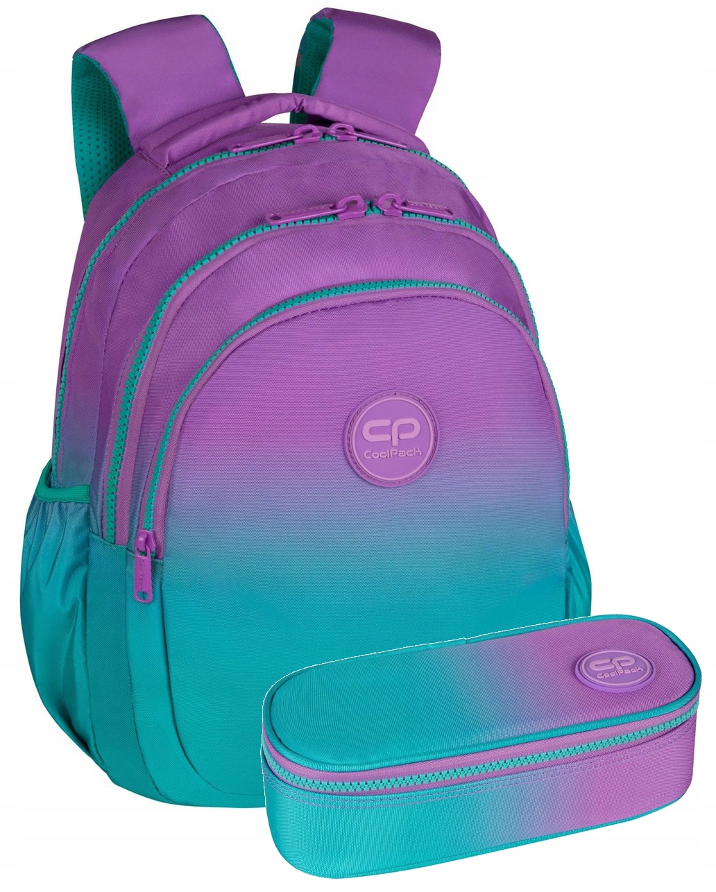 CoolPack plecak szkolny 1-4 klasa Gradient Blueberry zestaw tornister